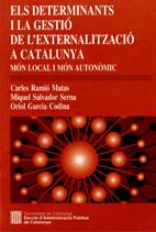 DETERMINANTS I LA GESTIO DE L'EXTERNALITZACIO, de SALVADOR SERNA | portada del libro