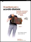50 PARTITURES PER A ACORDIO DIATONIC, de MARIMON I BUSQUE , FRANCESC | portada del libro