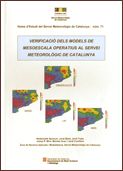 VERIFICACIO DELS MODELS DE MESOESCALA OPERATIUS AL SERVEI METEOROLOGIC DE CATALUNYA, de AA.VV. | portada del libro