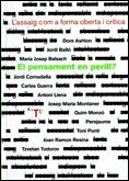 pensament en perill? L'assaig com a forma oberta i crítica/El, de AA.VV. | portada del libro