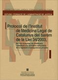 Protocol de l'Institut de Medicina Legal de Catalunya del barem de la Llei 34/2003, de Amat Roca, Miquel | portada del libro