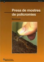 Presa de mostres de policromies. Metodologia, de Salvadó i Cabré, Nativitat | portada del libro