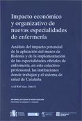 IMPACTO ECONOMICO Y ORGANIZATIVO DE NUEVAS ESPECIALIDADES DE ENFERMERIA, de AA.VV. | portada del libro
