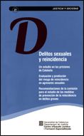 DELITOS SEXUALES Y REINCIDENCIA, de AA.VV. | portada del libro