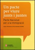 pacte per viure junts i juntes. Pacte Nacional per a la Immigració/Un, de AA.VV. | portada del libro