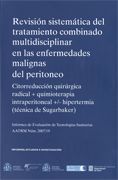 REVISION SISTEMATICA DEL TRATAMIENTO COMBINADO MULTIDISCIPLINAR EN LAS ENFERMEDADES MALIGNAS DEL PER, de AA.VV. | portada del