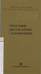 Nous reptes per a la cohesió i la sostenibilitat, de Baltasar i Albesa, Francesc | portada del libro