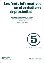 fonts informatives en el periodisme de proximitat/Les, de AA.VV. | portada del libro