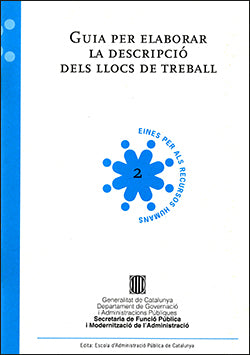 Guia per elaborar la descripció dels llocs de treball, de AA.VV. | portada del libro