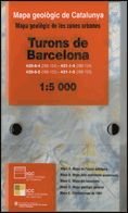 Mapa geològic de les zones urbanes. Turons de Barcelona 1:5 000, de AA.VV. | portada del libro