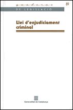 Llei d'enjudiciament criminal, de AA.VV. | portada del libro