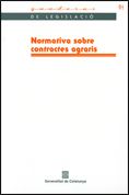 Normativa sobre contractes agraris, de AA.VV. | portada del libro