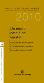 Un model català de laïcitat, de Carod-Rovira , Josep Lluís | portada del libro