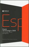 ESPAIS TERMINOLOGICS 2009, de AA.VV. | portada del libro