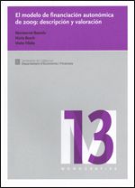 modelo de financiación autonómica de 2009: descripción y valoración/El, de Bassols i Santamaria , Montserrat | portada del li