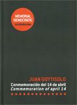 JUAN GOYTISOLO CONMEMORACION DEL 14 DE ABR | portada del libro