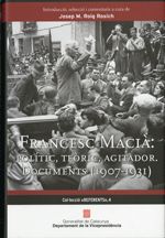 Francesc Macià: polític, de Roig Rosich (ed.), Josep M. | portada del libro