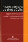 Revista Catalana de Dret Públic. Especial Sentencia 31/2010, de AA.VV. | portada del libro