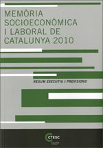 Memòria socioeconòmica i laboral de Catalunya 2010. Resum executiu i previsions., de AA.VV. | portada del libro