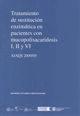 Tratamiento de sustitución enzimática en pacientes con mucopolisacaridosis I, de AA.VV. | portada del libro