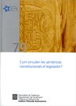 Com vinculen les sentències constitucionals el legislador?, de López Guerra, Luis | portada del libro