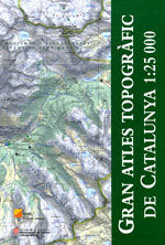 Gran atles topogràfic de Catalunya 1:25 000, de AA.VV. | portada del libro