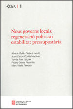 Nous governs locals: regeneració política i estabilitat pressupostària, de COVILLA MARTINEZ, JUAN CARLOS | portada del libro