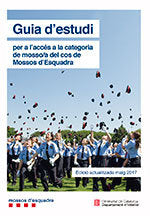 Guia d'estudi per a l'accés a la categoria de mosso/a del cos de Mossos d'Esquadra | portada del libro