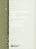 Reptes del dret lingüístic català, de Pou Pujolràs, Agustí | portada del libro