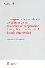 Transparencia y rendición de cuentas de las relaciones de cooperación intergubernamental en el Estad, de García Morales, Marí