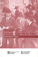 BIOGRAFIA D'ENRIC PRAT DE LA RIBA, de ESTEVE I GUAU, MARTI | portada del libro