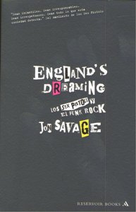ENGLANDS DREAMING, de SAVEGE | portada del libro