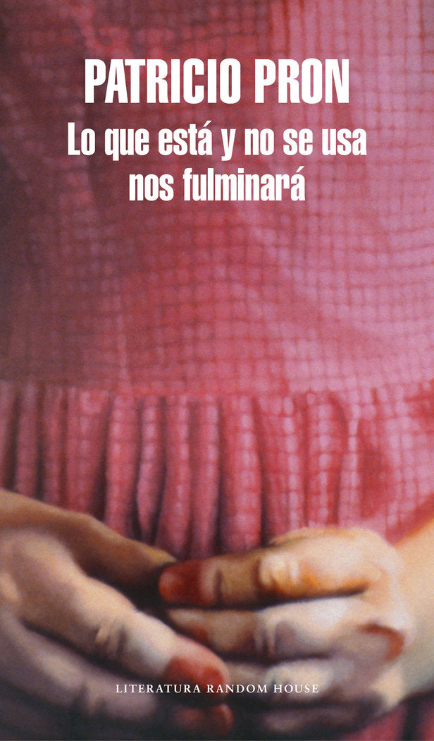 Lo que está y no se usa nos fulminará, de Pron, Patricio | portada del libro