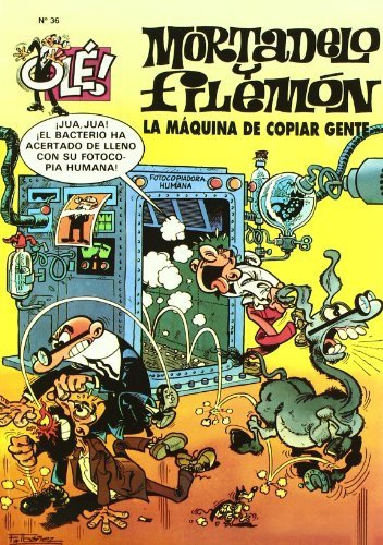 OLE MORTADELO 36 MAQUINA DE COPIAR GENTE, de IBAÑEZ | portada del libro