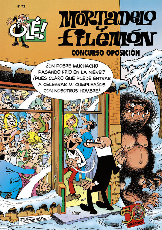 OLE MORTADELO 73 CONCURSO OPOSICION, de IBAÑEZ | portada del libro