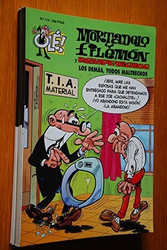 OLE MORTADELO 114 DEMAS TODOS MALTRECHOS, de IBAÑEZ | portada del libro