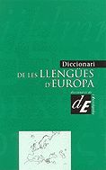 Diccionari de les llengües d'Europa, de Badia i Capdevila | portada del libro