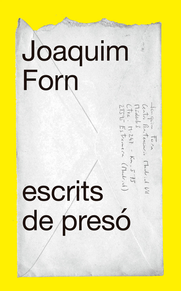 Escrits de presó, de Forn, Joaquim | portada del libro