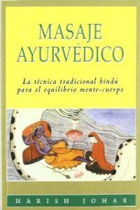 MASAJE AYURVEDICO, de JOHARI, H. | portada del libro