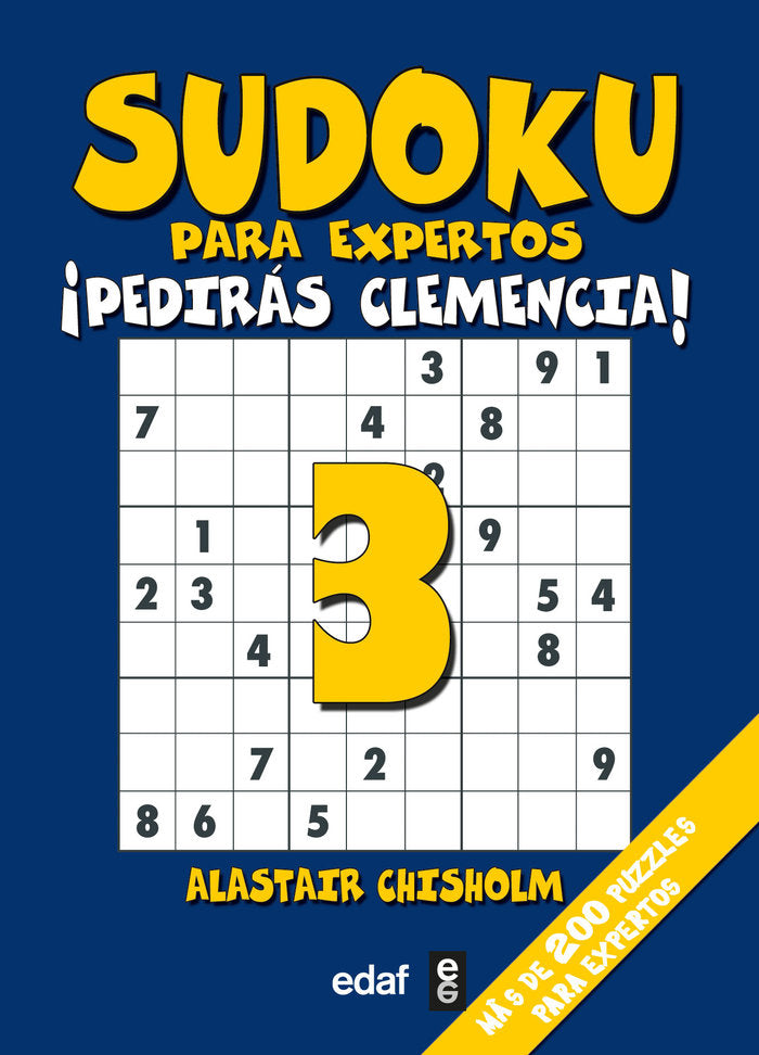 Sudoku para expertos, de Chisholm, Alastair | portada del libro