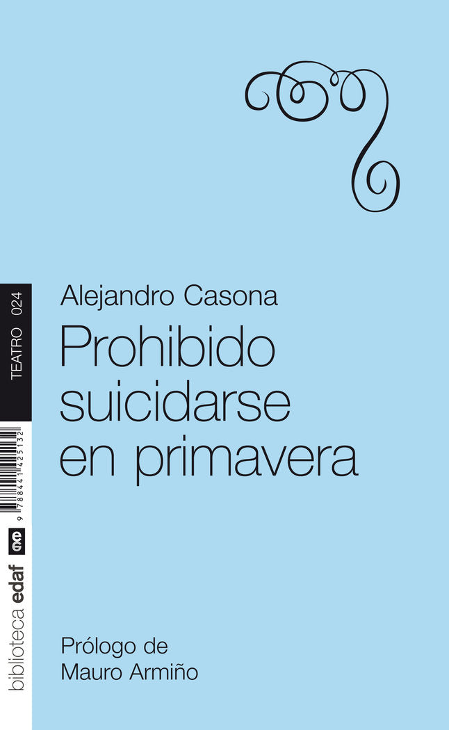Prohibido suicidarse en primavera, de Casona, Alejandro | portada del libro