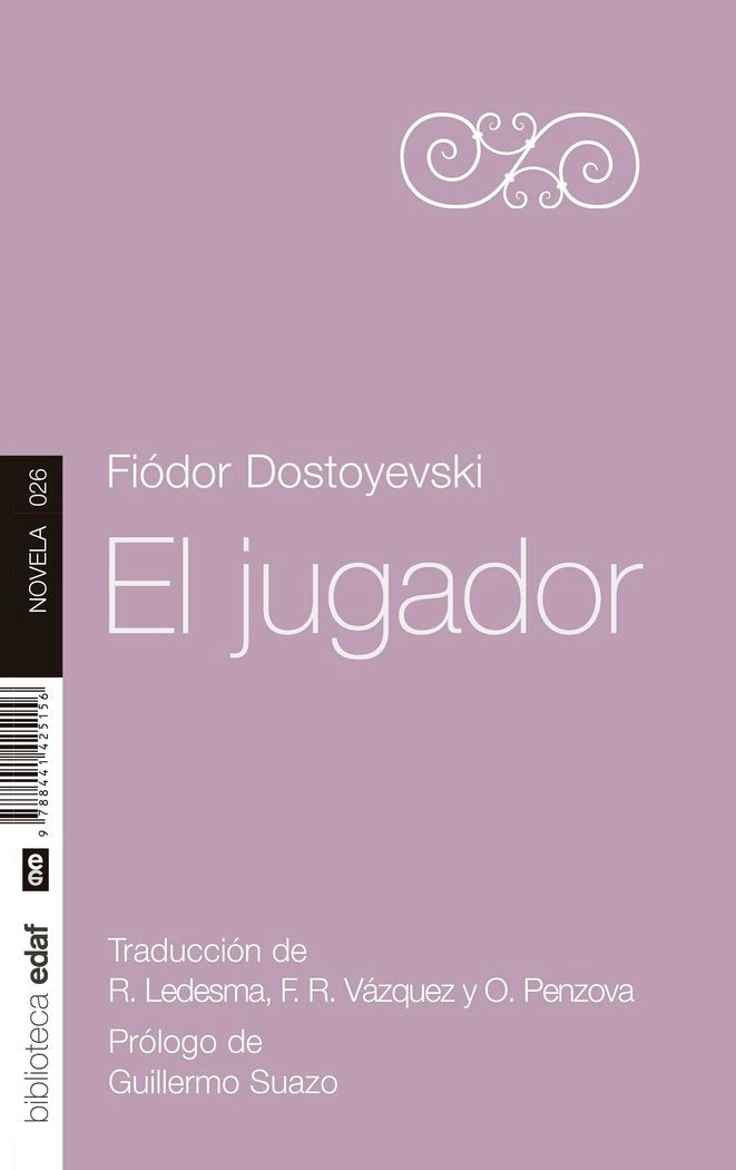 El jugador, de Dostoyevski, Fiódor | portada del libro