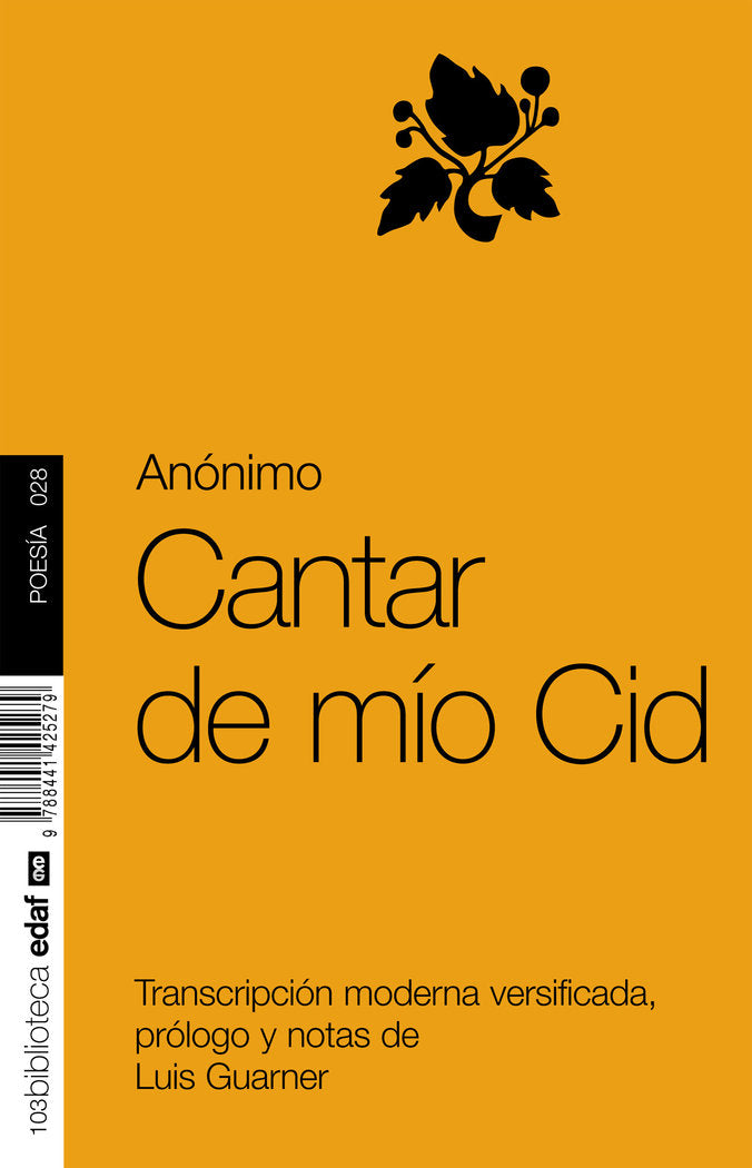 CANTAR DE MIO CID | portada del libro