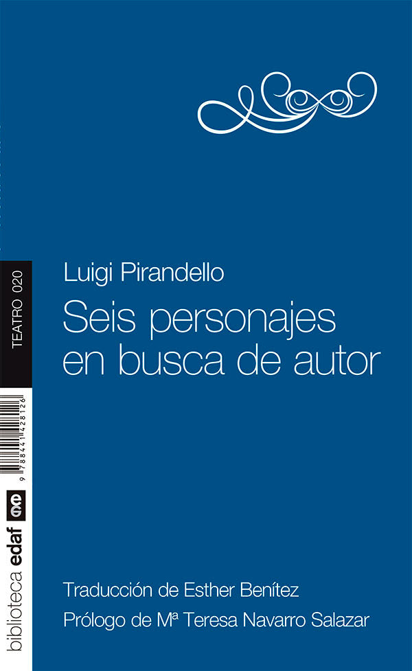 Seis personajes en busca de autor, de Pirandello, Luigi | portada del libro