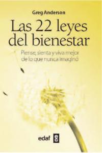 Las 22 leyes del bienestar, de Anderson, Greg | portada del libro