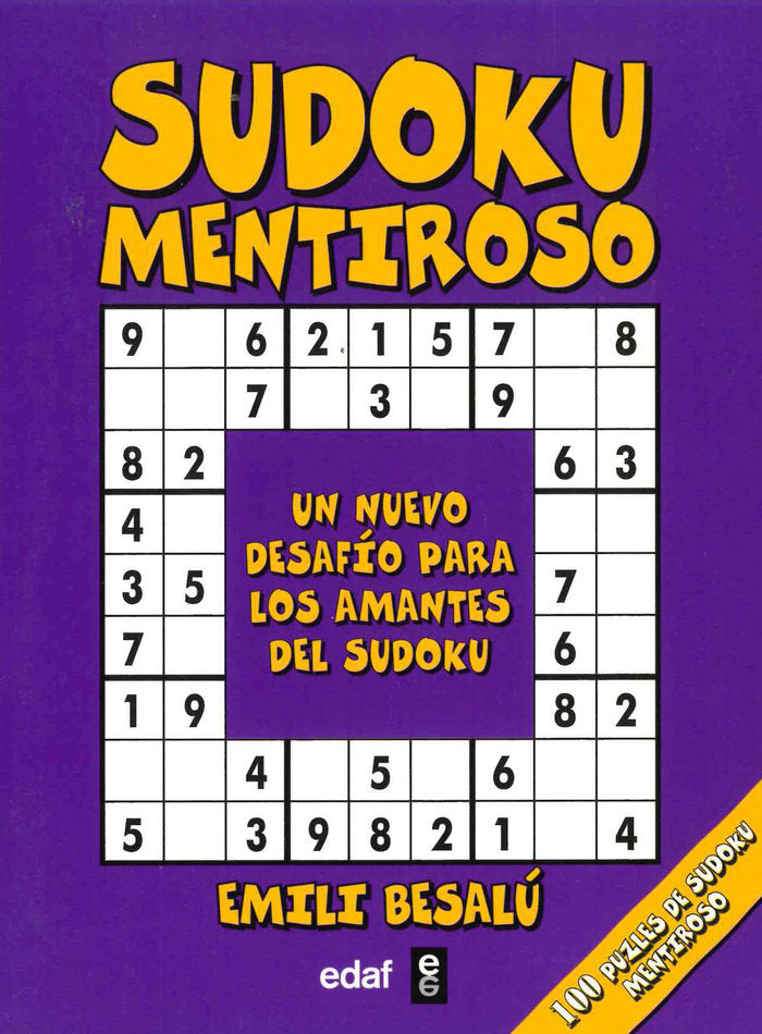 Sudoku mentiroso, de Besalú, Emili | portada del libro