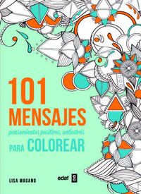 101 mensajes para colorear, de Legris, Charlotte | portada del libro