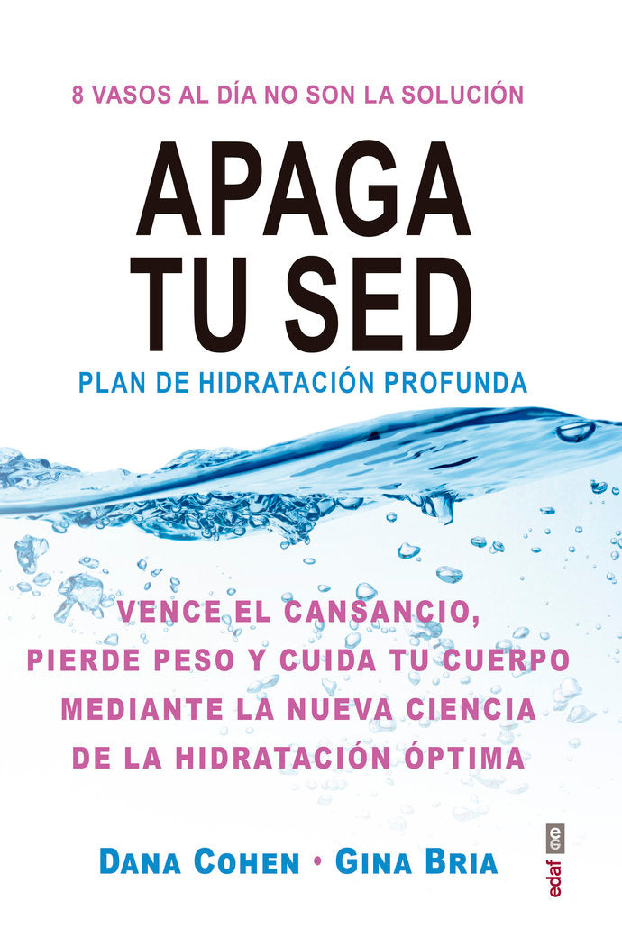 Apaga tu sed, de Cohen, Dana | portada del libro