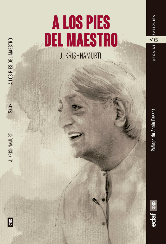 A los pies del maestro, de J KRISHNAMURTI | portada del libro