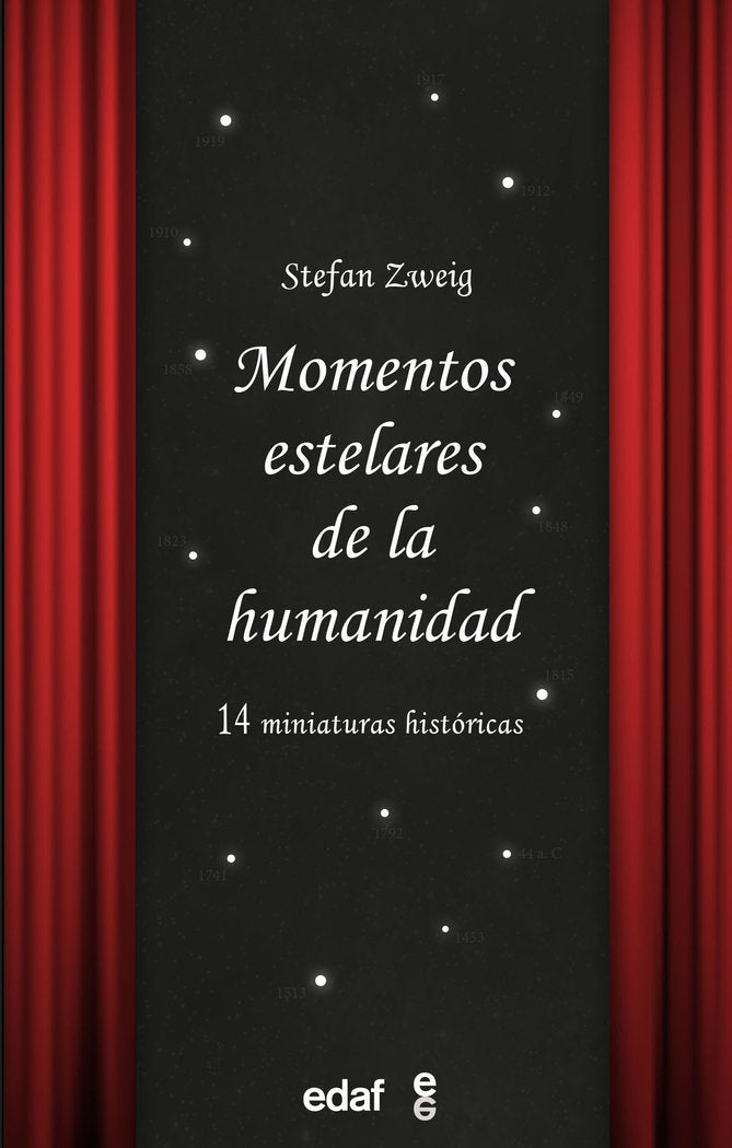 MOMENTOS ESTELARES DE LA HUMANIDAD, de ZWEIG, STEFAN | portada del libro